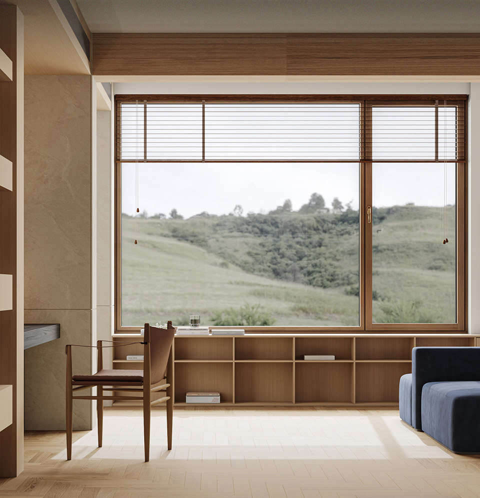 w66平台5G铝包木窗-x115