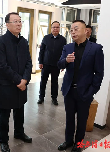 于洪涛到呼兰区、双城区调研