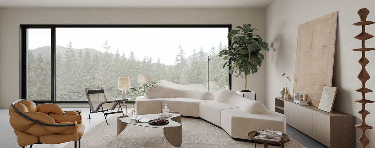 w66平台简爱铝合金窗丨GR75-OWS