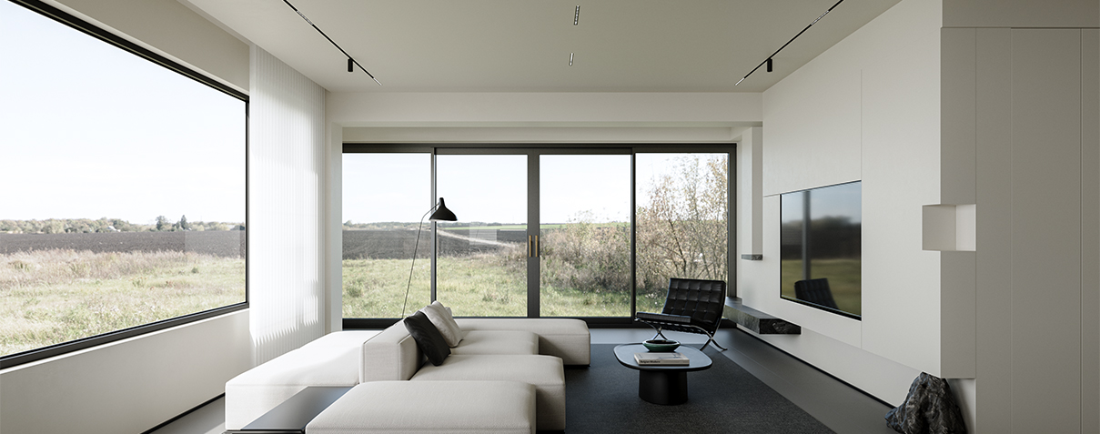 w66平台简爱铝合金提升推拉门丨JE140